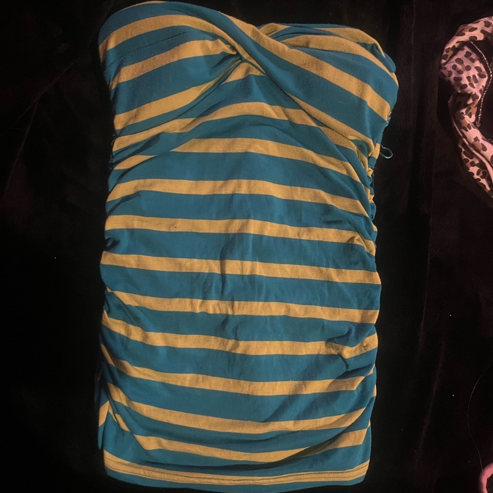 y2k strapless top